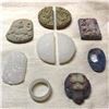 Image 2 : Grouping of Chinese Carved Stone Medallions, Plaques, Totems, Pendants
