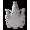 Image 1 : Carved Soapstone Double Phoenix Vase