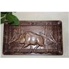 Image 3 : Russian Wild Boar Wooden Carving, Cutting Serving Board
