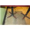 Image 2 : Rectangle Wood Top Pedestal Table (24x30x30H)