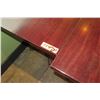 Image 3 : Rectangle Wood Top Pedestal Table (24x30x30H)
