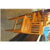 Image 8 : Qty 9 Wooden Bar-Height Chairs (44" Height to Top of Backrest)