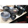 Image 2 : Misc Black Ramen Bowls, Side Plates, Serving Trays, etc