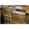 Image 3 : Rolling Metal Cart & Multiple Steel Cooling Sheets & Baking Pans