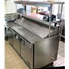 Image 1 : Everest Refrigeration EPBNR3 Sandwich Prep Station w/ 3 Section Fridge 71"W x 31"Dx 43"H