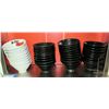 Image 1 : Multiple Black & White Ceramic Saimin Bowls w/ Agu Logo