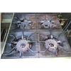 Image 2 : American Range Gas 4 Burner Countertop Hot Plate on Stand 24"W x 30"D x 10.5"H