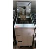 Image 1 : Pitco Stainless Steel Floor Fryer & Baskets 16"W x 34"D x 34.5" Front Ht.