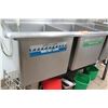 Image 8 : Commercial Steel 3-Basin Sink w/ Faucet & Gooseneck Spray Head 57"W x 26"D x 35" Front Ht