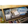 Image 8 : Office Desk & Chair w/ Computer, Monitor, Printer, Fan, Supplies, etc