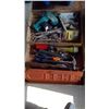 Image 1 : 2 Boxes of Shop Items - Hammers, Drill, etc.