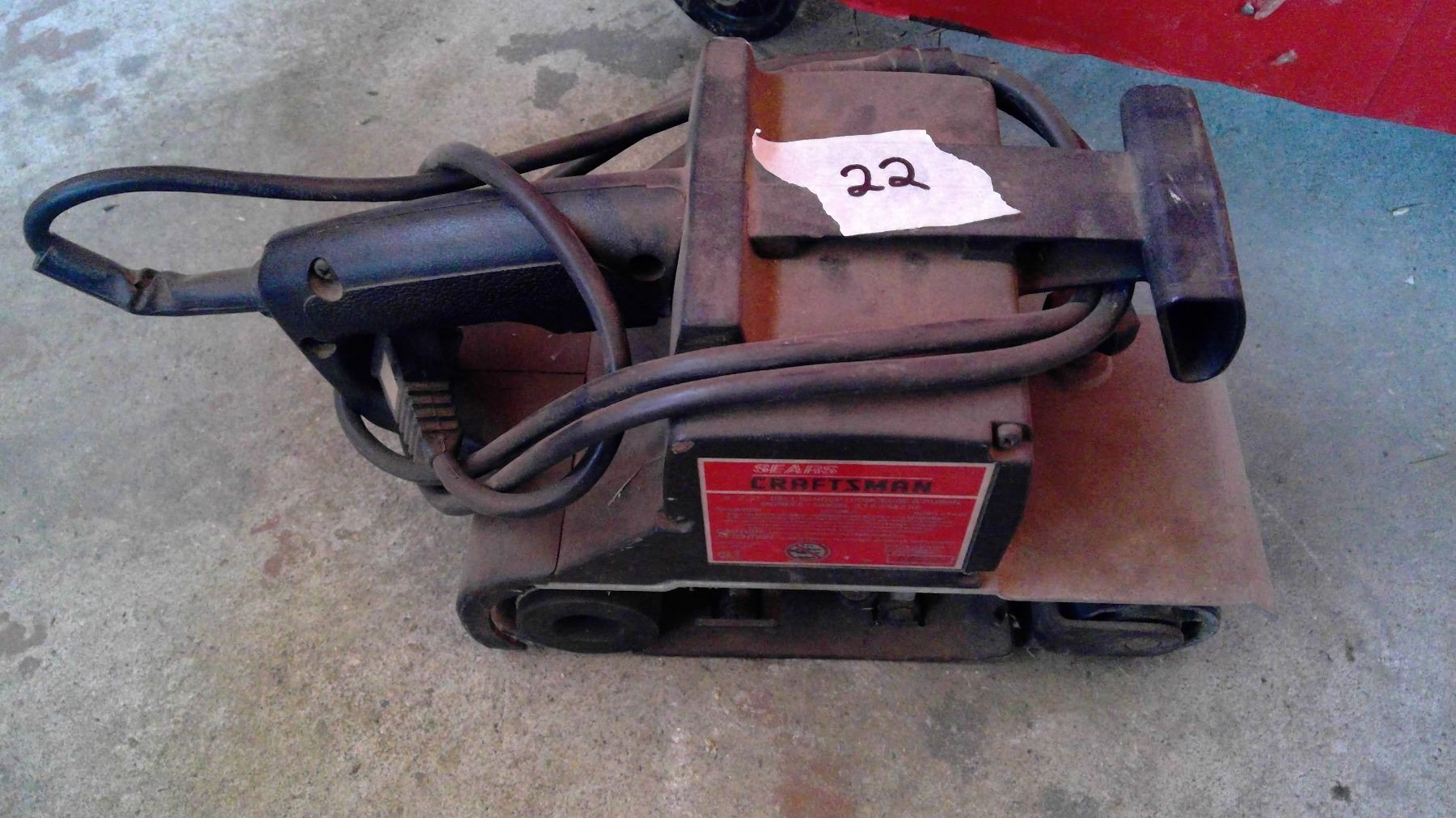 Belt Sander - Craftsman 3x21 - Schmalz Auctions