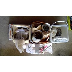 Lot of Nails and Fence Staples