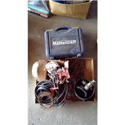 Cordless Drill - NO CHARGER, File Guide, Chainsaw Chain