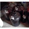 Image 1 : 4 Brown glass Jugs