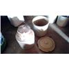 Image 1 : Pickle Crock and 1 Gallon Crock (Cracked)