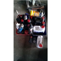 Lot of Oils and Cleaners