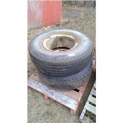 2x 14/80R - 20 Tires and Rims Yokohamit