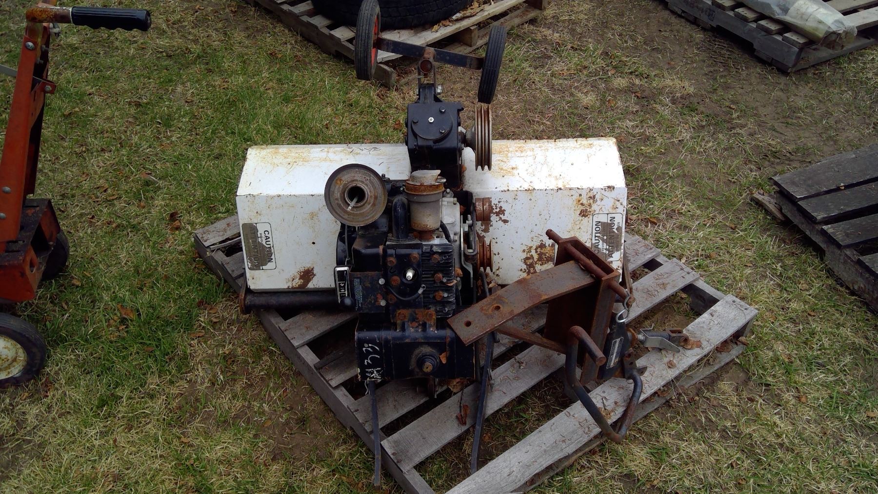 Pull Behind Roto Tiller Engine Seized Schmalz Auctions