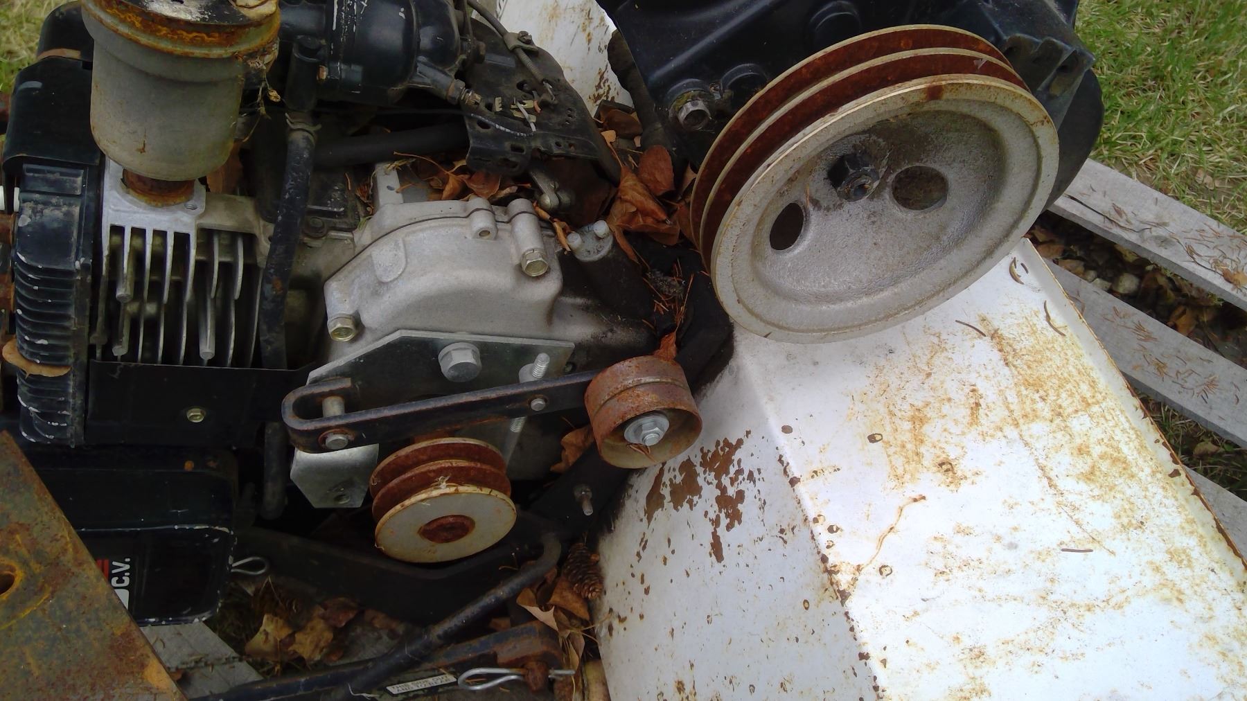 Pull Behind Roto Tiller Engine Seized