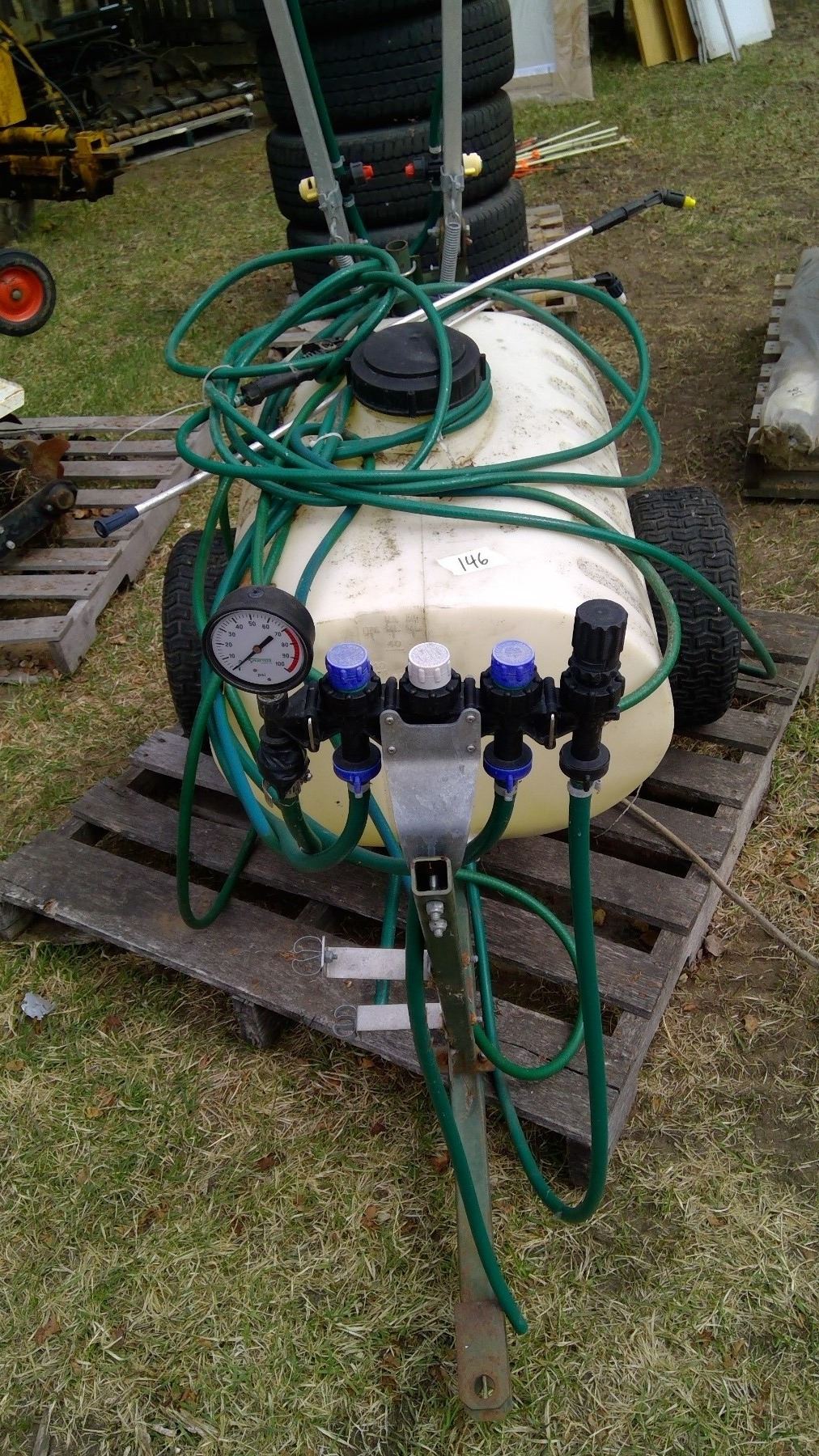 Garden Tractor Sprayer Spray Tech Systems 140 Litres (No Pump