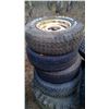 Image 3 : Pallet of Assorted Tires with Rims - Heavy Duty Load Range 900/20, 65/75R16, (3) 235/75R15, (2) 275/