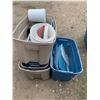 Image 1 : 6 Rubbermaid Tubs