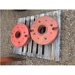 Pallet of Tractor Weights - IH