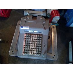 Antique Cash Register and Box - National Cash Register Co. of Canada 1951