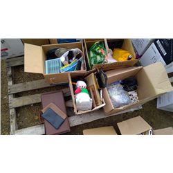 Four Boxes of Miscellaneous Items