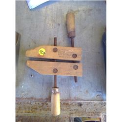 Antique Jorgensen Wooden Vice