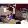 Image 2 : Lot of Antique Tins (Tobacco, Floor Wax, Corn Syrup, Oil)