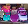 Image 1 : 3 Barbie Cars