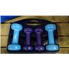 Image 2 : 16 lbs Dumbbell Training Set w/ DVD