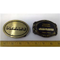 Conners and Bradford Enterprises Clagary Belt buckles