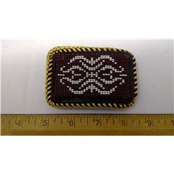 Indigenous Beaded Belt Buckle