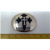 Image 1 : Silver Cross Belt Buckle