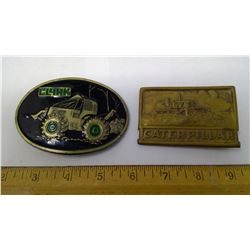 Clark and Catepillar Belt Buckle (DAMAGED)