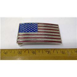 USA Flag Belt Buckle