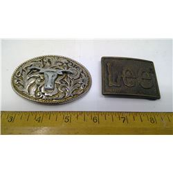 LEE and Bull Belt Buckle