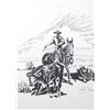 Image 12 : Clayton Turner Western Cowboy Framed Prints