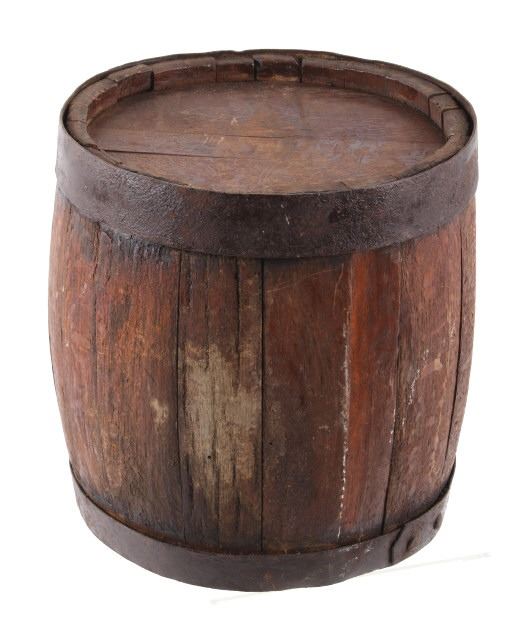 Mid 1800's Supply Wagon Water Barrel Canteen