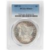 Image 1 : 1897-S $1 Morgan Silver Dollar Coin PCGS MS64+