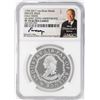 Image 1 : 1792-2017 Half Disme 1 oz. Silver Medal NGC PF70 W/Edmund C. Moy Signature