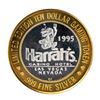 Image 2 : .999 Fine Silver Harrah's Casino Las Vegas, Nevada $10 Limited Edition Gaming Token