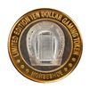 Image 2 : .999 Fine Silver Horseshoe Las Vegas, Nevada $10 Limited Edition Gaming Token