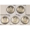 Image 1 : Lot of (5) 1978 Mexico Cien Pesos Silver Coins
