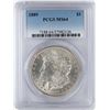 Image 1 : 1889 $1 Morgan Silver Dollar Coin PCGS MS64