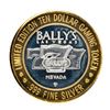 Image 2 : .999 Silver Ballys Las Vegas $10 Casino Limited Edition Gaming Token