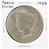 Image 1 : 1928 $1 Peace Silver Dollar Coin